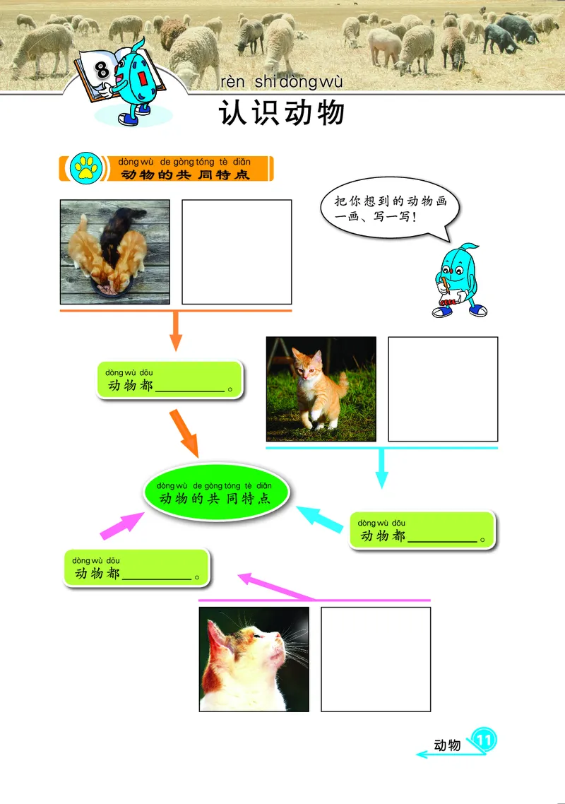 冀教版1年级科学上册活动手册_全部版本&bull;小学科学电子课本_冀教版小学科学电子课本