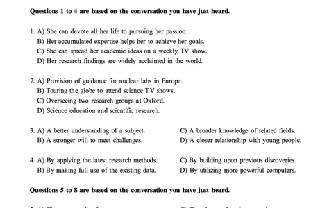 2020.09六级真题第1套可复制可搜索，打印首选_大学英语四级+六级_六级真题_六级真题_2020年09月CET6题+解+音频_01、真题PDF版（推荐打印）❤
