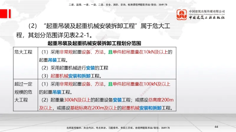A03节：2.2起重技术（11.21）_2026年一级建造师_2026年一建机电_2025年一建机电SVIP_02-基础精讲✿高端面授✿深度强化_05-机电《两轮基础直播》闫娜JGS_讲义