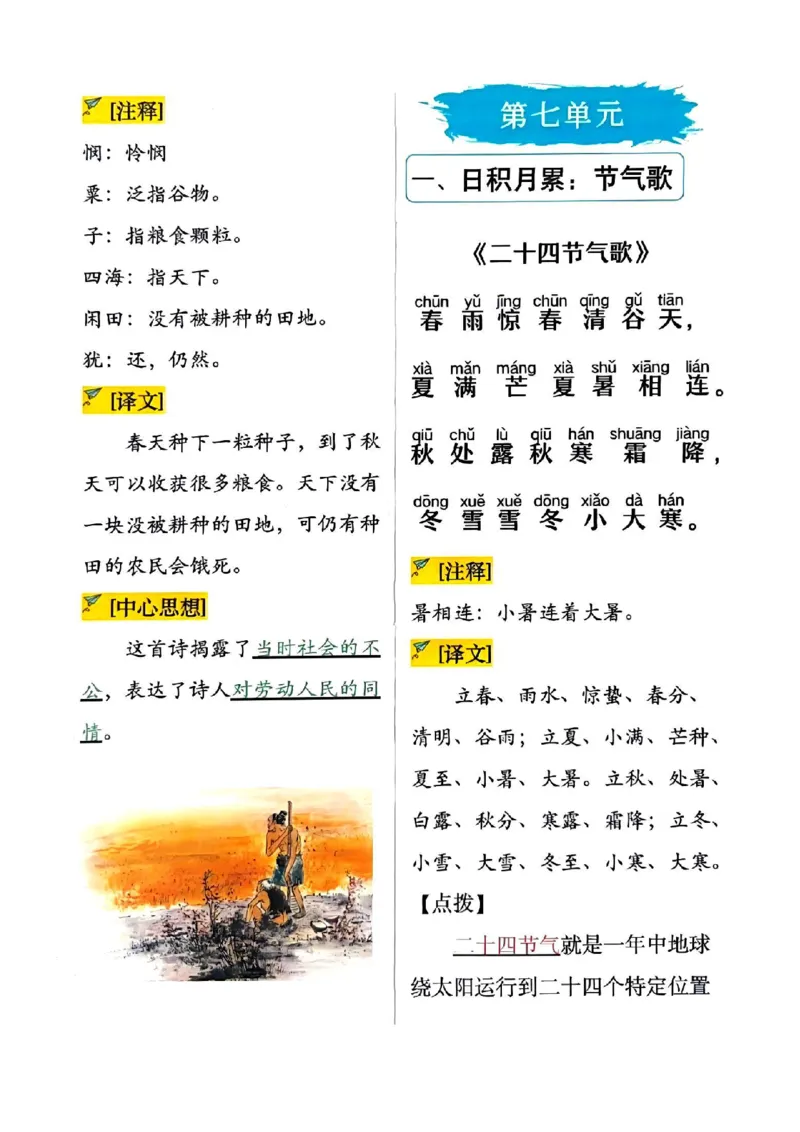 2025新版&bull;二下课文必背内容__二年级上下册资料_二年级下册小红书同款资料_二下语文