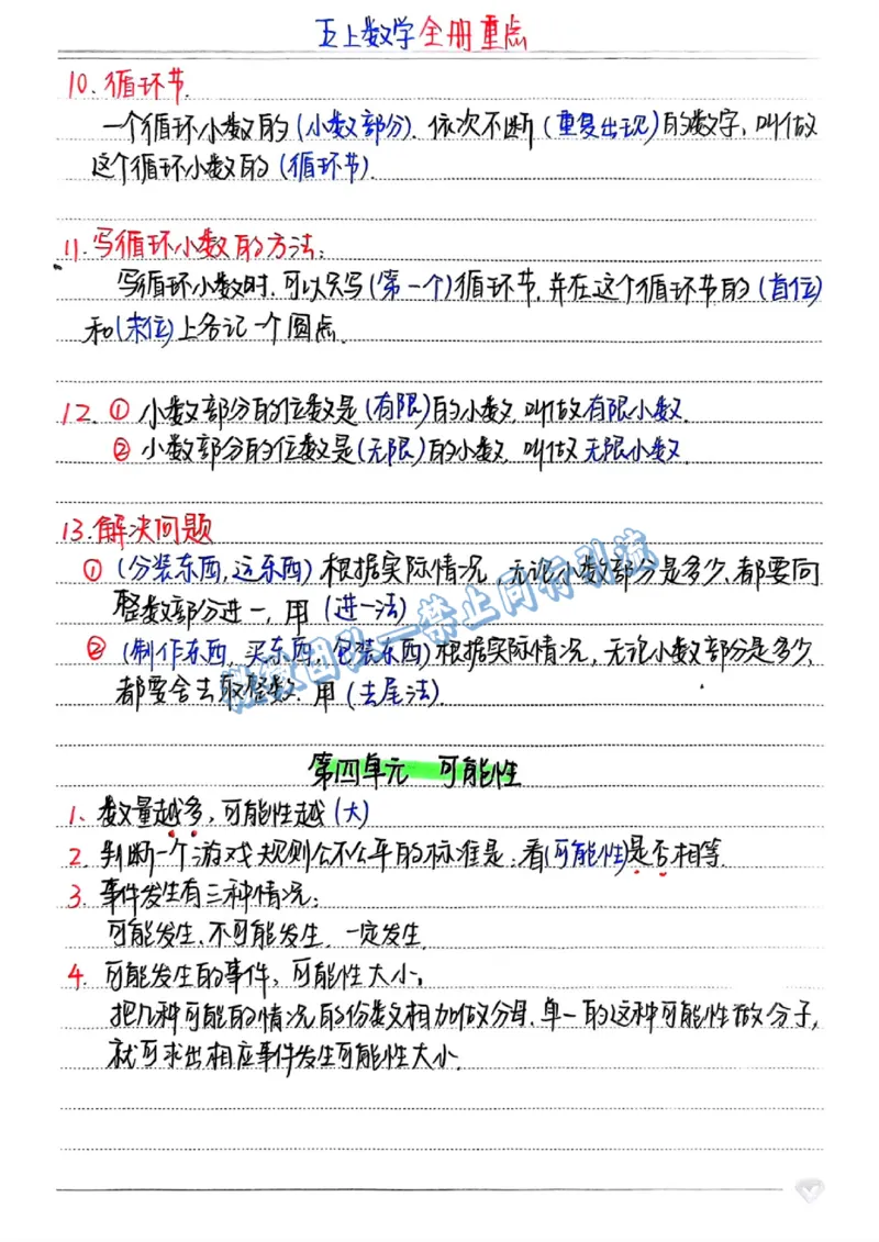 五上数学必背公式大全（分享版）_小学全网线上同款资料_26号文件5上6上数学