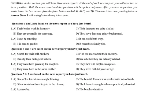 2023.12四级真题第1套可复制可检索_大学英语四级+六级_四级真题_四级真题_2023年12月CET4题+解+音频新_01、真题PDF版（推荐打印）❤