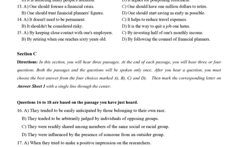 2023.12四级真题第1套可复制可检索_大学英语四级+六级_四级真题_四级真题_2023年12月CET4题+解+音频新_01、真题PDF版（推荐打印）❤