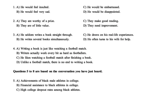 2017.06六级真题第2套可复制可搜索，打印首选_大学英语四级+六级_六级真题_六级真题_1990年-2018年真题资料合集_2017年06月CET6题+解+音频_01、真题PDF版（推荐打印）❤