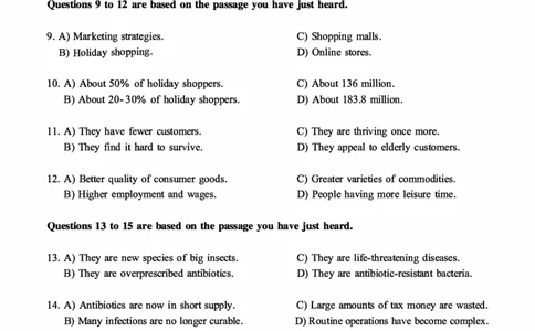 2017.06六级真题第2套可复制可搜索，打印首选_大学英语四级+六级_六级真题_六级真题_1990年-2018年真题资料合集_2017年06月CET6题+解+音频_01、真题PDF版（推荐打印）❤