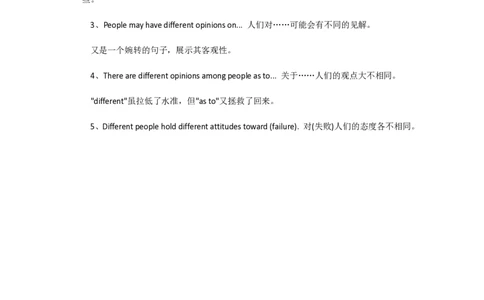 3、引出不同观点_大学英语四级+六级_四六级作文模板+单词_六级作文模板