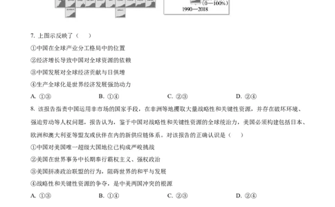 2022年高考政治试卷（重庆）（空白卷）_政治历年高考真题_新&middot;Word版2008-2025&middot;高考政治真题_政治（按年份分类）2008-2025_2022&middot;政治高考真题