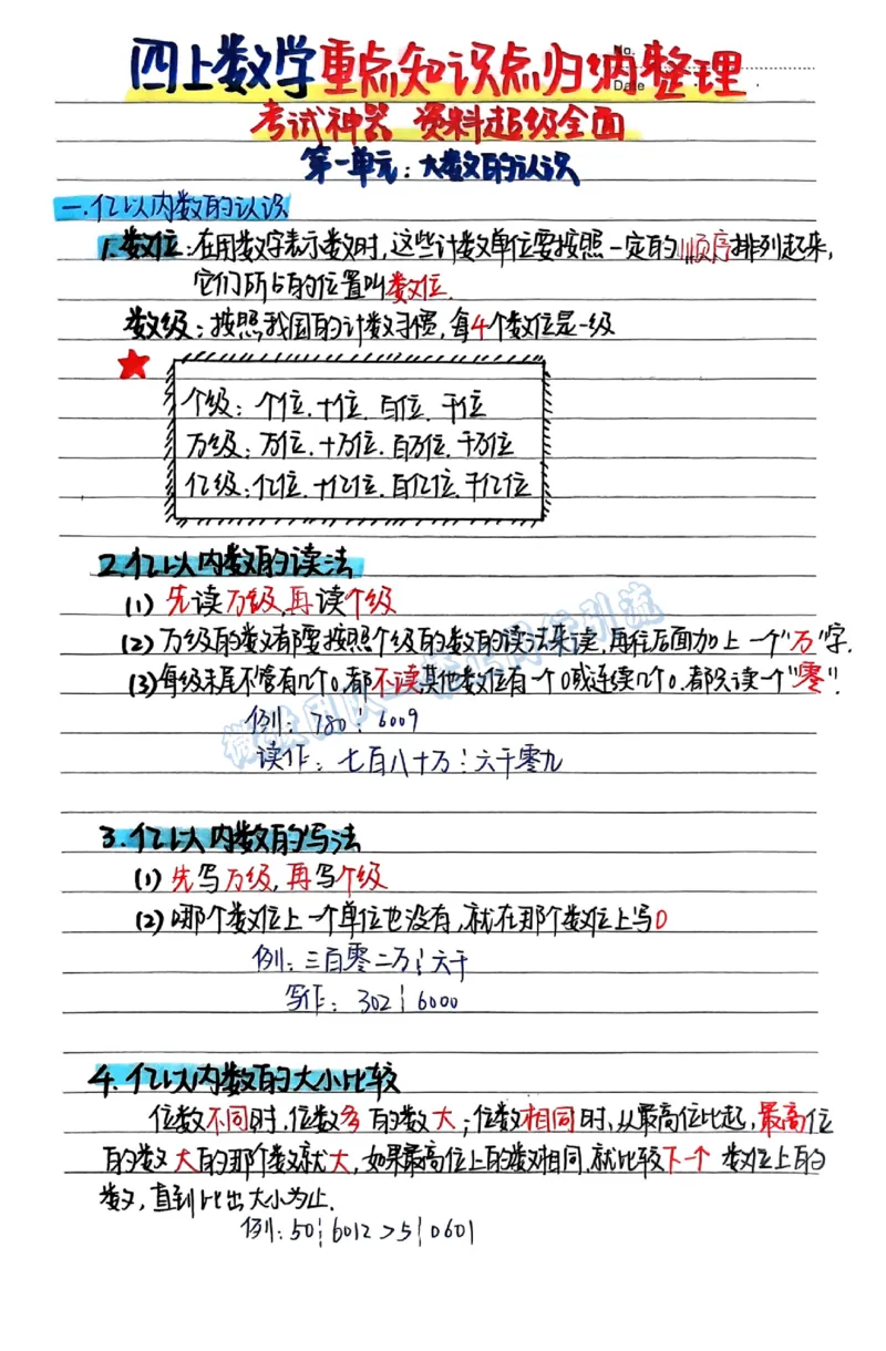 四年级数学必背公式（分享版）_小学全网线上同款资料_26号文件5上6上数学