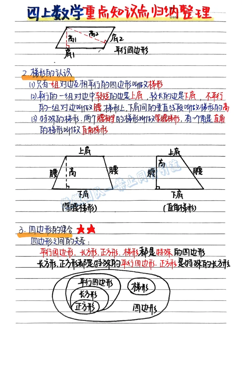 四年级数学必背公式（分享版）_小学全网线上同款资料_26号文件5上6上数学