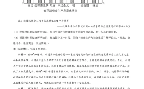 2022年高考历史试卷（湖南）（空白卷）_历史历年高考真题_新&middot;PDF版2008-2025&middot;高考历史真题_历史（按年份分类）2008-2025_2022&middot;历史高考真题