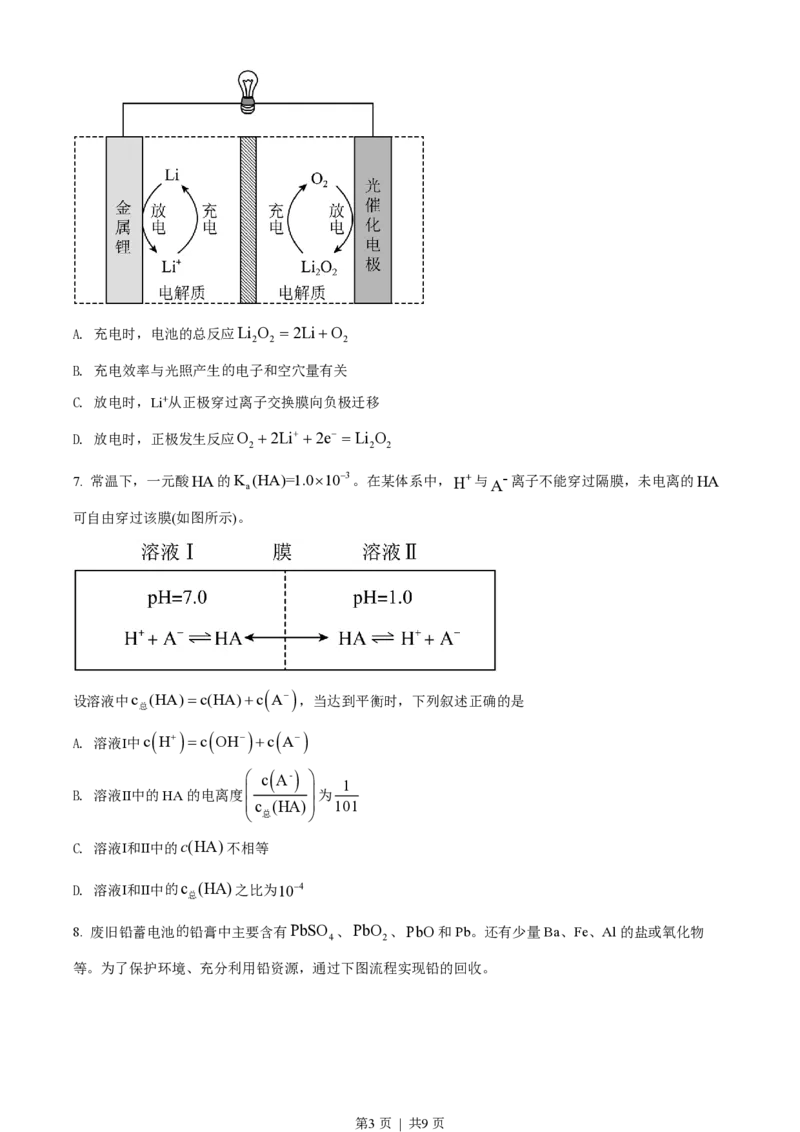 2022年高考化学试卷（全国乙卷）（空白卷）_历年高考真题合集_化学历年高考真题_新&middot;PDF版2008-2025&middot;高考化学真题_化学（按省份分类）2008-2025_2008-2025&middot;（青海）化学高考真题