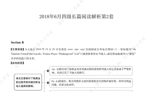 2018年06月四级长篇阅读解析全3套_大学英语四级+六级_四级真题_专项_四级长篇阅读_四级长篇阅读解析