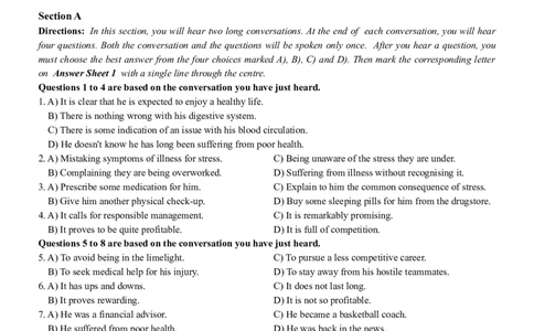 2023.12六级真题第1套_大学英语四级+六级_六级真题_六级真题_2023年12月CET6题+解+音频新_02、真题word版