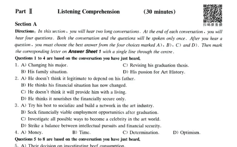 2024.12六级真题第2套_大学英语四级+六级_六级真题_六级真题_2024年12月CET6题+解+音频
