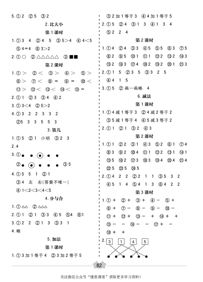 五E口算题卡一年级上册数学人教版_1~6年级全册五E口算题卡(1)_1年级五E口算题卡