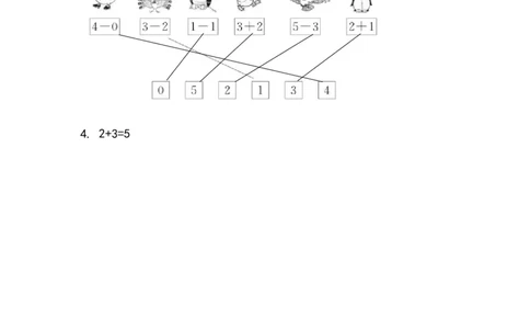 3.6练习一_一年级上下册资料_一年级上语数英上下册学习资料_3-6-3、小学一年级数学上册_北师大版_2、同步练习_第三单元加与减（一）