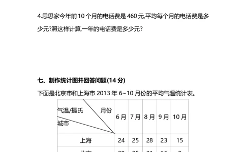 四（上）人教版数学期末真题测试卷.8_上册_四（上）数学试卷_四（上）人教版数学期末单元期中试卷