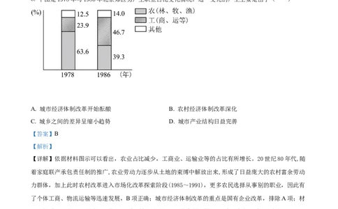 2022年高考历史试卷（全国乙卷）（解析卷）_历史历年高考真题_新&middot;Word版2008-2025&middot;高考历史真题_历史（按省份分类）2008-2025_2008-2025&middot;（吉林）历史高考真题