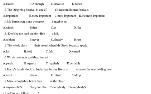 2024英语真题及答案_006体育资料_英语2011-2025年真题+59套模拟卷_2011-2025年全国体育单招真题（英语）