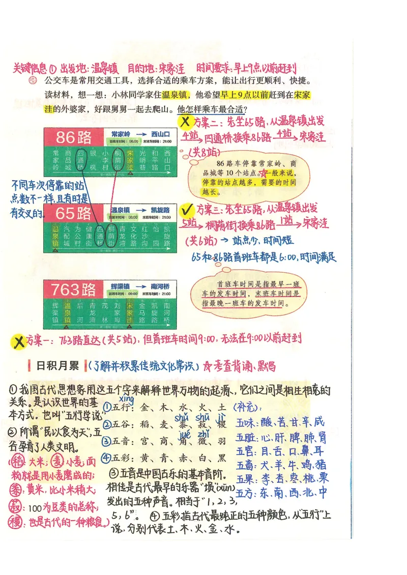 五升六语文学习笔记_小学全网线上同款资料_k92_语文