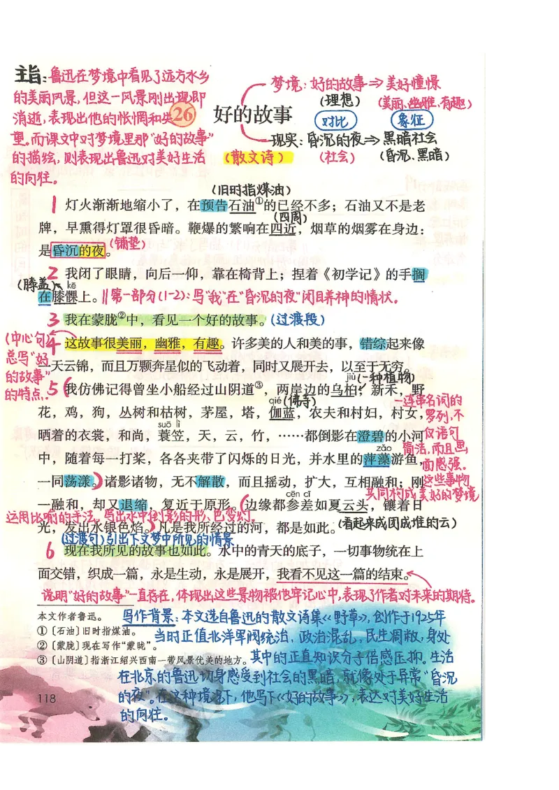 五升六语文学习笔记_小学全网线上同款资料_k92_语文