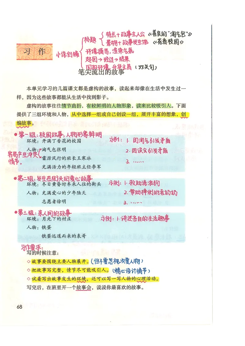 五升六语文学习笔记_小学全网线上同款资料_k92_语文