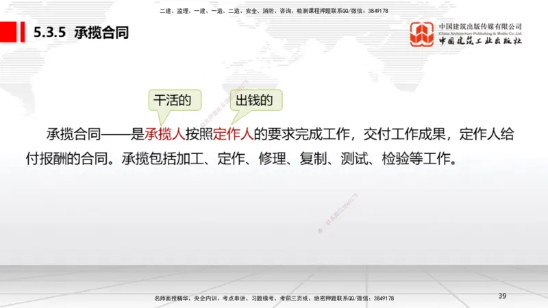 A16节：5.3.3保证合同～5.3.6运输合同（12.30）_2026年一建法规_2025年一建法规SVIP_02-基础精讲✿高端面授✿深度强化_06-法规《两轮基础直播》王文静JGS_讲义