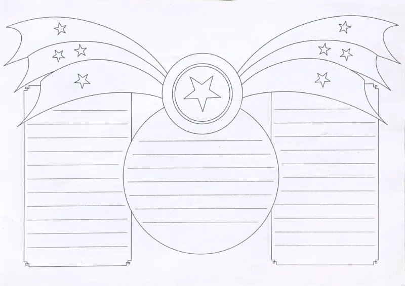 国庆节手抄报线稿88(1)_国庆节手抄报好司好句好段PPT作文