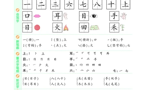24秋一上语文1-8单元《知识_一年级上下册资料_一年级上册小红书同款资料_一年级(1)