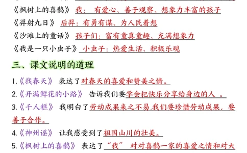 2041二（下）语文全册预习重点知识归纳_二年级上下册资料_二年级下册小红书同款资料_二下语文_二下语文