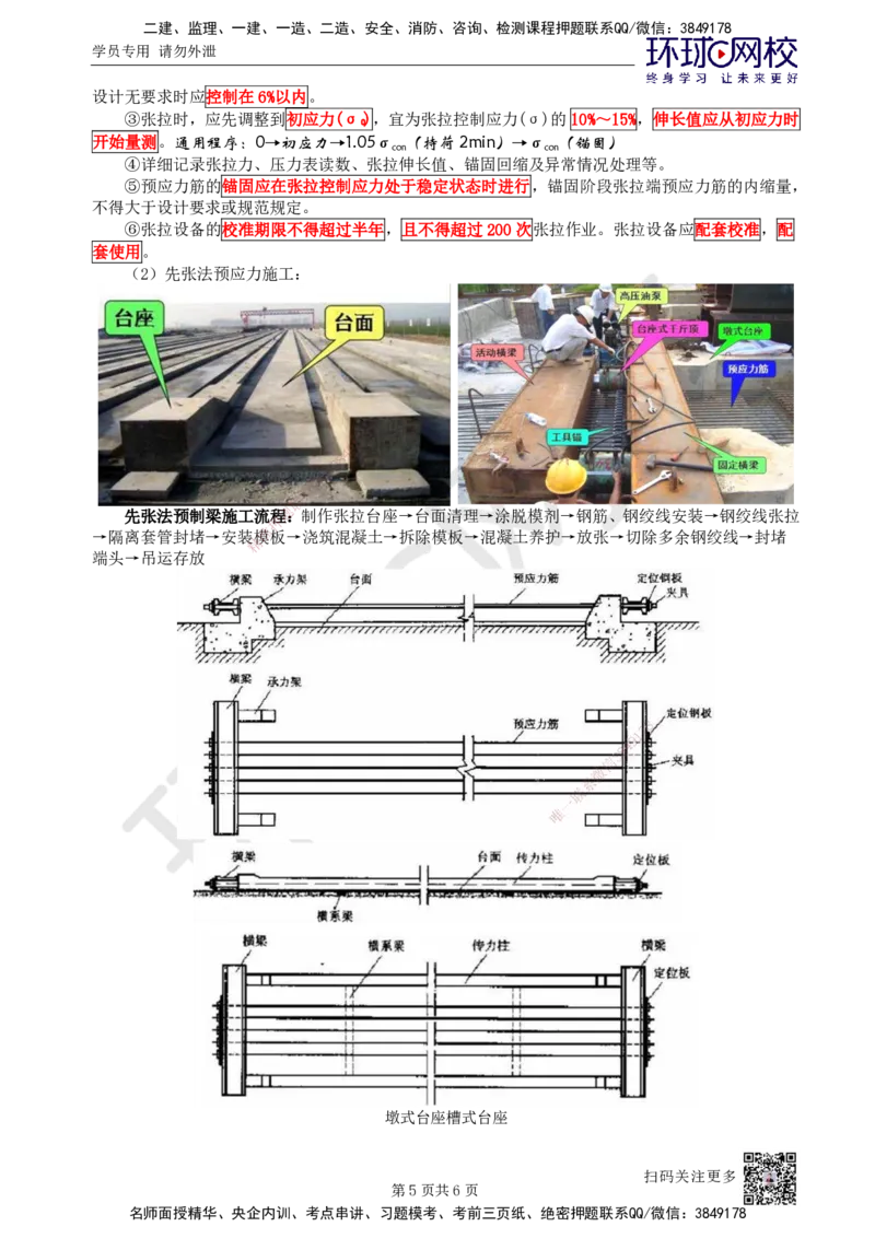 15.第15讲-21预应力混凝土施工技术-先张法_2026年一级建造师_2026年一建市政_2025年一建市政SVIP_02-基础精讲✿高端面授✿深度强化_李莹
