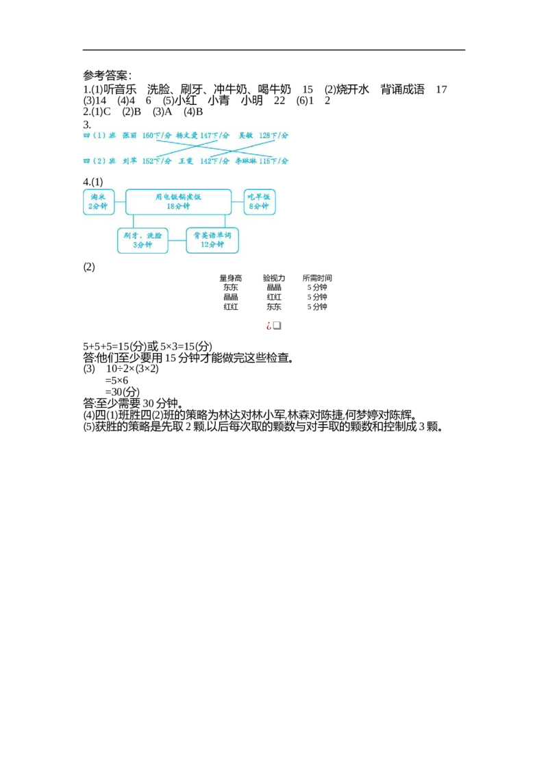 四（上）人教版数学第八单元测试卷.2_上册_四（上）数学试卷_四（上）人教版数学期末单元期中试卷