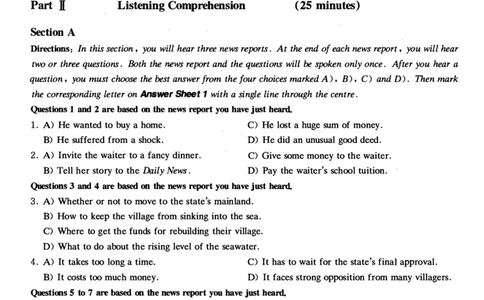 2020.12月四级真题第2套可复制可划线查词_大学英语四级+六级_四级真题_四级真题_2020年12月CET4题+解+音频_01、真题PDF版（推荐打印）❤