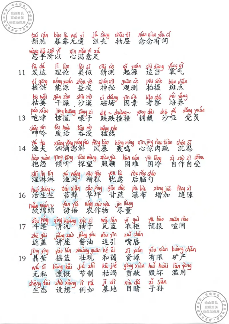 六年级语文上册课堂笔记(1)_小学全网线上同款资料_13号文件6上语文课堂笔记