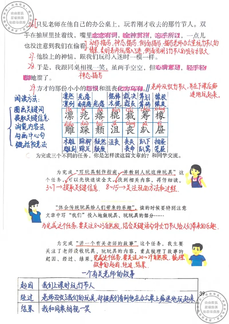 六年级语文上册课堂笔记(1)_小学全网线上同款资料_13号文件6上语文课堂笔记