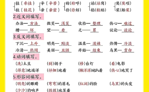 二上期中7天备考_🍎⭐️期中知识汇总语文25年上册_二上