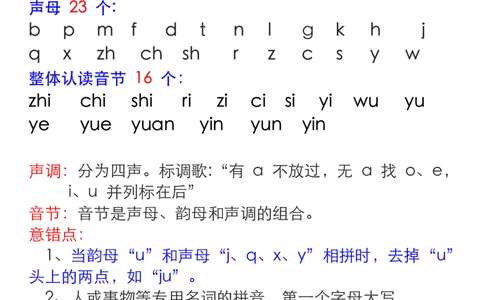 拼音表与拼音拼读大全_拼音专项