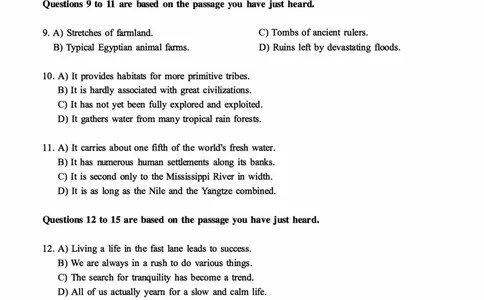 2018.06六级真题第2套可复制可搜索，打印首选_大学英语四级+六级_六级真题_六级真题_1990年-2018年真题资料合集_2018年06月CET6题+解+音频_01、真题PDF版（推荐打印）❤