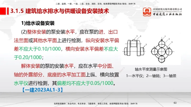 A06节：3.1建筑给水排水与供暖工程施工技术2（11.28）_2026年一级建造师_2026年一建机电_2025年一建机电SVIP_02-基础精讲✿高端面授✿深度强化_05-机电《两轮基础直播》闫娜JGS_讲义
