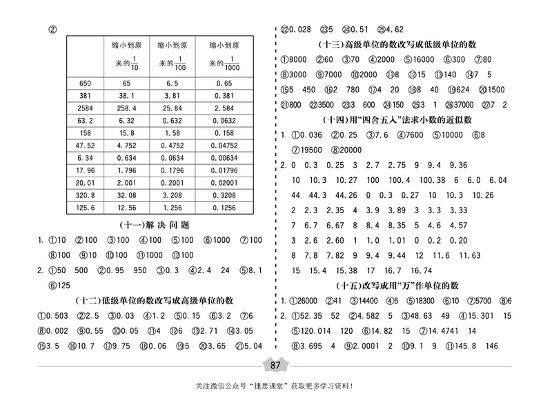 五E口算题卡四年级下册数学人教版（A3版）_1~6年级全册五E口算题卡(1)_4年级五E口算题卡