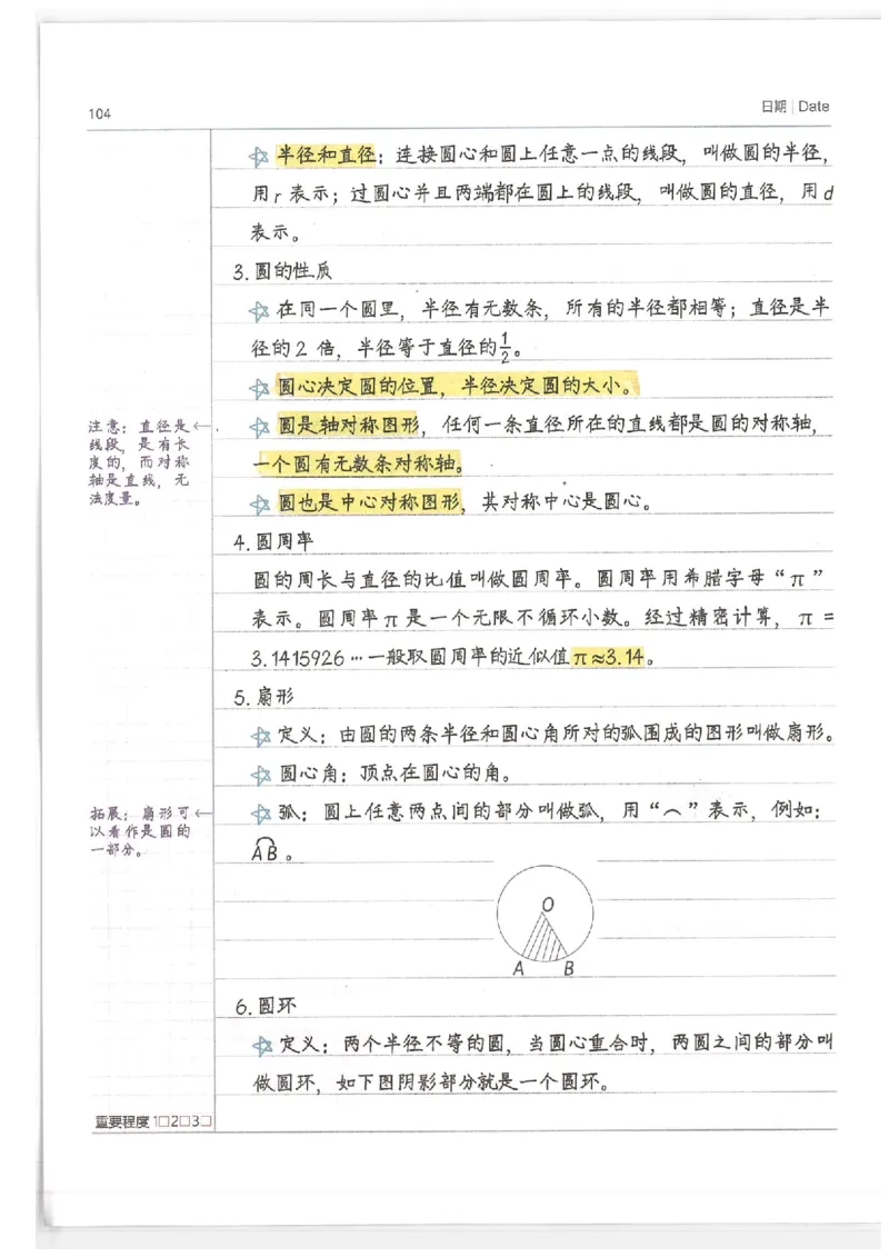 数学小学学霸笔记_上册_小学语数英&mdash;学霸笔记