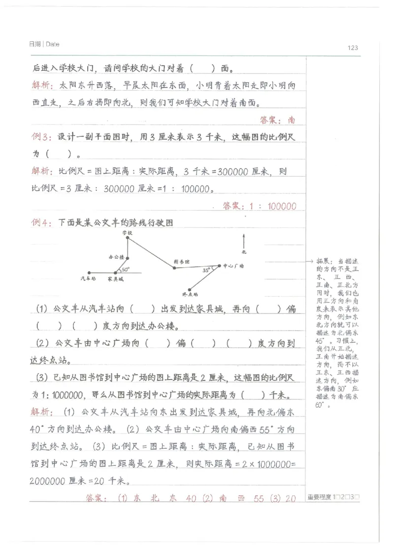 数学小学学霸笔记_上册_小学语数英&mdash;学霸笔记