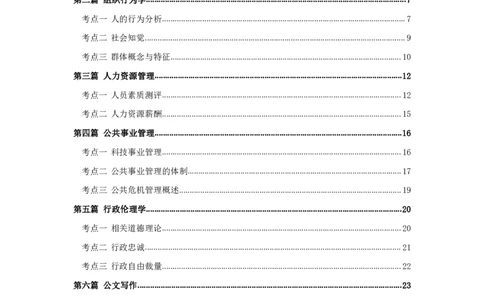 军队文职笔试考点集锦管理学_军队文职(1)_02.专业课考点资料（多专业都有）