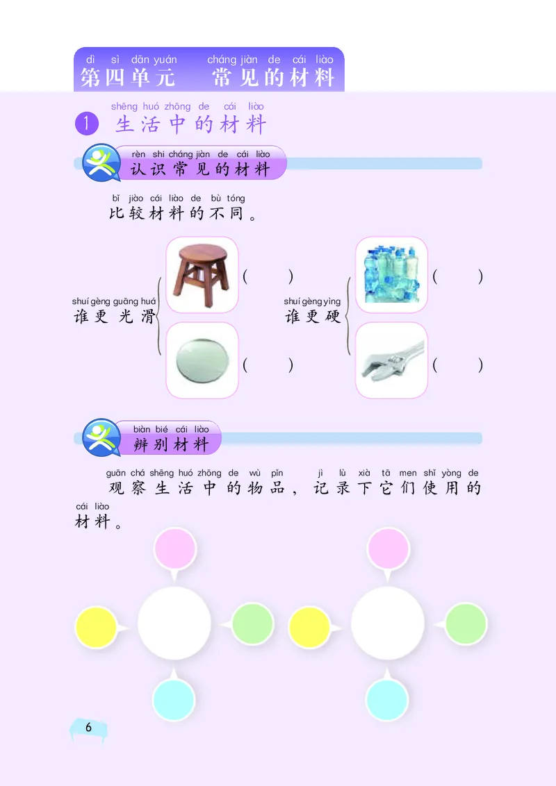 湘科版1年级科学上册活动手册_全部版本&bull;小学科学电子课本_湘科版小学科学电子课本