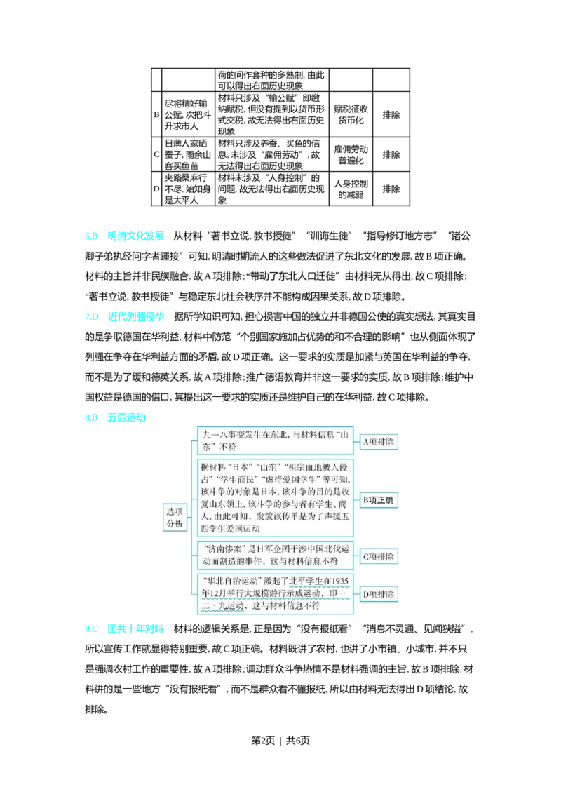 2022年高考历史试卷（辽宁）（解析卷）_历史历年高考真题_新&middot;Word版2008-2025&middot;高考历史真题_历史（按省份分类）2008-2025_2010-2025&middot;（辽宁）历史高考真题