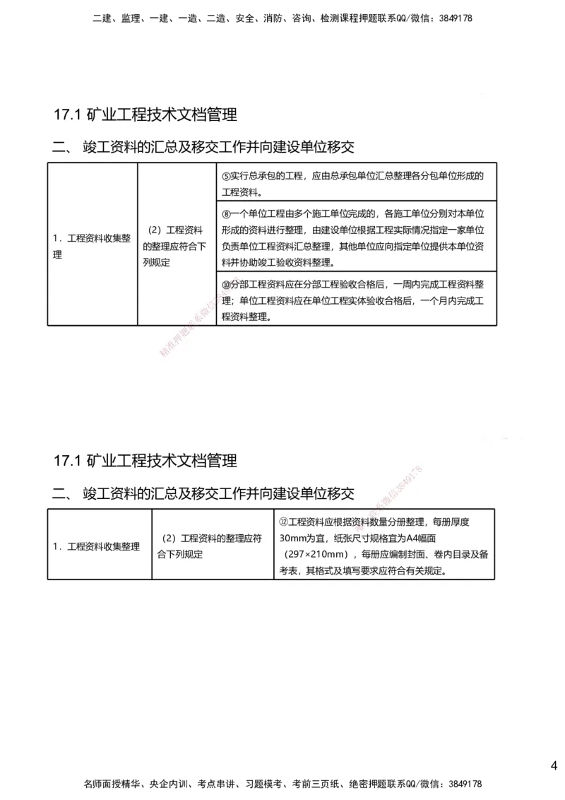 17.2025赵景满-名师精讲通关-017第三篇-第17章施工文档管理及项目管理新发展_2026年一级建造师_2026年一建矿业_2025年一建矿业SVIP_02-基础精讲✿高端面授✿深度强化_讲义