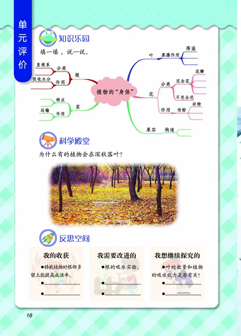 三年级上册科学青岛版五四制电子课本_全部版本&bull;小学科学电子课本_青岛版54制小学科学课本