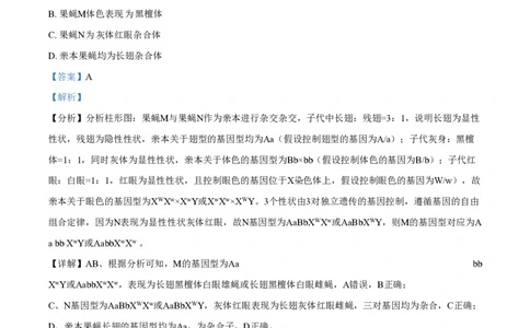 2021年高考生物试卷（全国甲卷）（解析卷）_生物历年高考真题_新&middot;PDF版2008-2025&middot;高考生物真题_生物（按省份分类）2008-2025_2008-2024&middot;（广西）生物高考真题