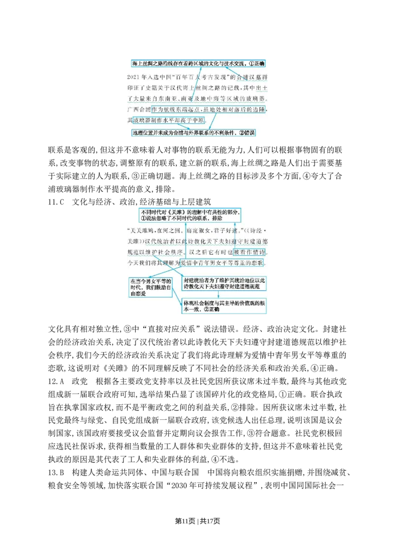2022年高考政治试卷（辽宁）（解析卷）_政治历年高考真题_新&middot;Word版2008-2025&middot;高考政治真题_政治（按试卷类型分类）2008-2025_自主命题卷&middot;政治（2008-2025）_辽宁自主命题&middot;政治（2021-2024）