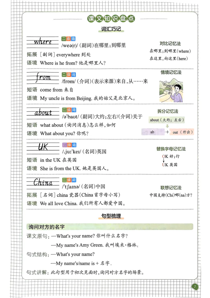 25春一本预习笔记3下英语_三年级上下册资料_53黄冈多个品牌系列资料_英语